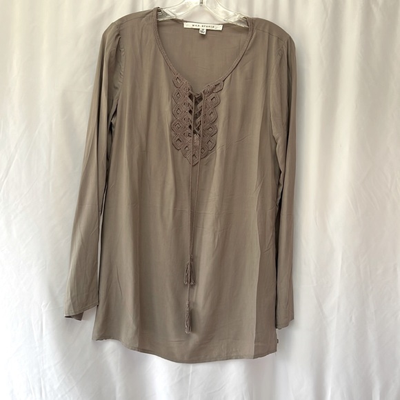 Max Studio long sleeve blouse size S - Picture 1 of 5